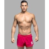 Andrew Christian Retro Phys. Ed Shorts in Rood