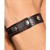 Andrew Christian Trophy Boy Snap Vegan Leather Cock Ring