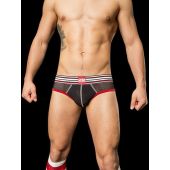 Barcode Berlin Bond Street Backless Brief in Black and Red