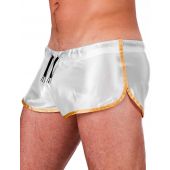 Barcode Berlin Shiny Short Silvain in Wit
