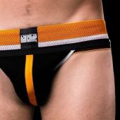 Barcode Berlin Vitja Jockstrap in Zwart/Geel