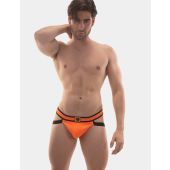 Barcode Jockstrap Yeni in Neon Oranje