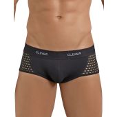 Clever Glamour Piping Brief in Black