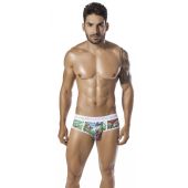 leopard piping brief