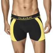 Clever Polus Boxershort in Black/Yellow