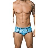 Clever Wind Piping Brief in Lightblue