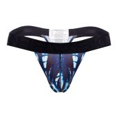 Hawai Printed Microfiber String Donkerblauw
