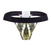 Hawai Printed Microfiber String Militair Groen