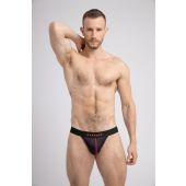 Maskulo Mesh Jockstrap in Red/Black