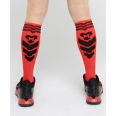 Maskulo Skulla Football Socks in Red