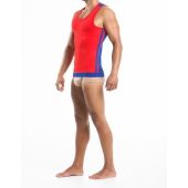 Modus Vivendi Pride Tank-Top in Red/Blue