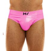 Modus Vivendi Vinyl Brief in Neon Pink 