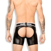 Outtox Backless Short in Black with White Accents