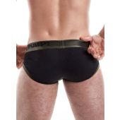 Pump Ribbed Brief in Militair Groen