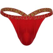 Sukrew Bubble Thong in Ruby