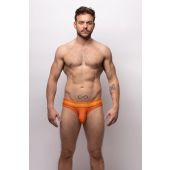 Sukrew V-String in Jaffa Oranje met Neon Highlights