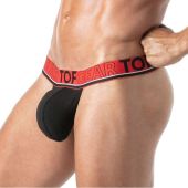 TOF Champion Stringless Thong in Black