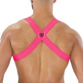 TOF Paris Party Boy Harness in Neon Pink