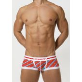 Toot Regimental Stripe Nano Boxershort in Red