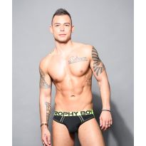 Andrew Christan Trophy Boy Brief Jock in Schwarz