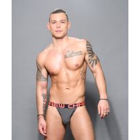 Andrew Christian Premium Jockstrap with Almost Naked in Grey