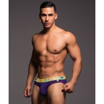 Andrew Christian Almost Naked Tagless Brief in Marineblau