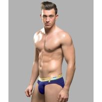 Andrew Christian Almost Naked Tagless Brief in Navyblauw