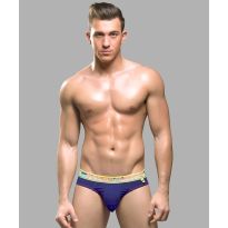 Andrew Christian Almost Naked Tagless Brief in Navyblauw