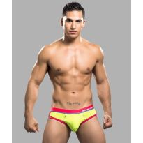 Andrew Christian  Coolflex Tagless Brief in Lime