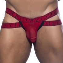 Andrew Christian FUKR Crave Mesh Brief in Rot