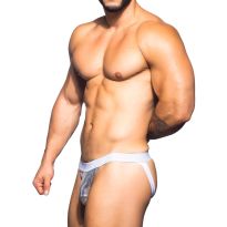 Andrew Christian Massive Brillliant Jockstrap in Silber