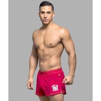 Andrew Christian Retro Phys. Ed Shorts in Red