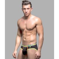 Andrew Christian Twerk Brief met Show-It front in Schwarz