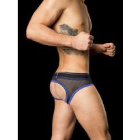 Barcode Berlin Bond Street Backless Brief in Schwarz/Blau