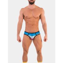 Barcode Berlin Brief Denix in Blau, Aqua und Lila