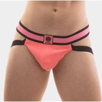 Barcode Jockstrap Yeni in Neon Pink