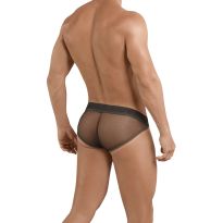 Clever Blunder Piping Brief in Black