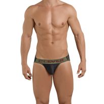 Clever Blunder Piping Brief in Black