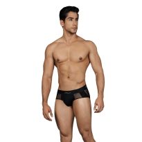 Clever Calm Piping Brief in Black