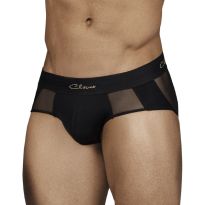 Clever Calm Piping Brief in Black