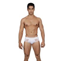 Clever Calm Piping Brief in Wihite