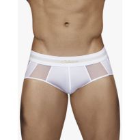 Clever Calm Piping Brief in Wihite