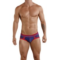 Clever Danish Piping Brief  in Marineblau