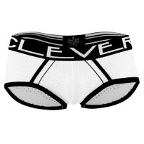 Clever Extra Sense Piping Brief in White