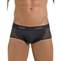 Clever Glamour Piping Brief in Schwarz