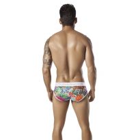 leopard piping brief