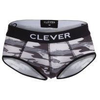 Clever Navigate Piping Brief in Grey