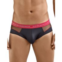 Clever Nectar Piping Brief in Black