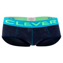 Clever Open Sky Piping Brief in Navyblauw