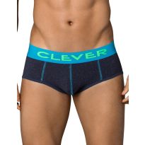 Clever Open Sky Piping Brief in Navyblue